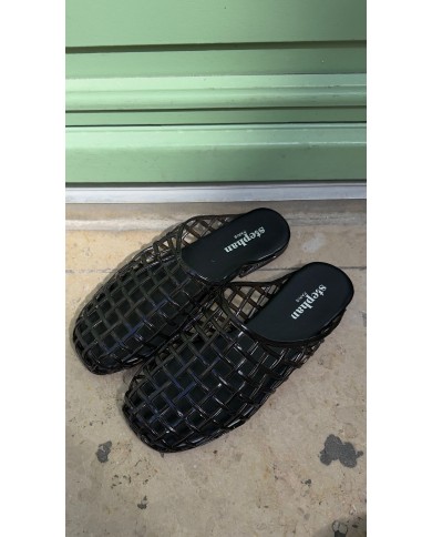 CLAQUETTE MEDUSE NOIR