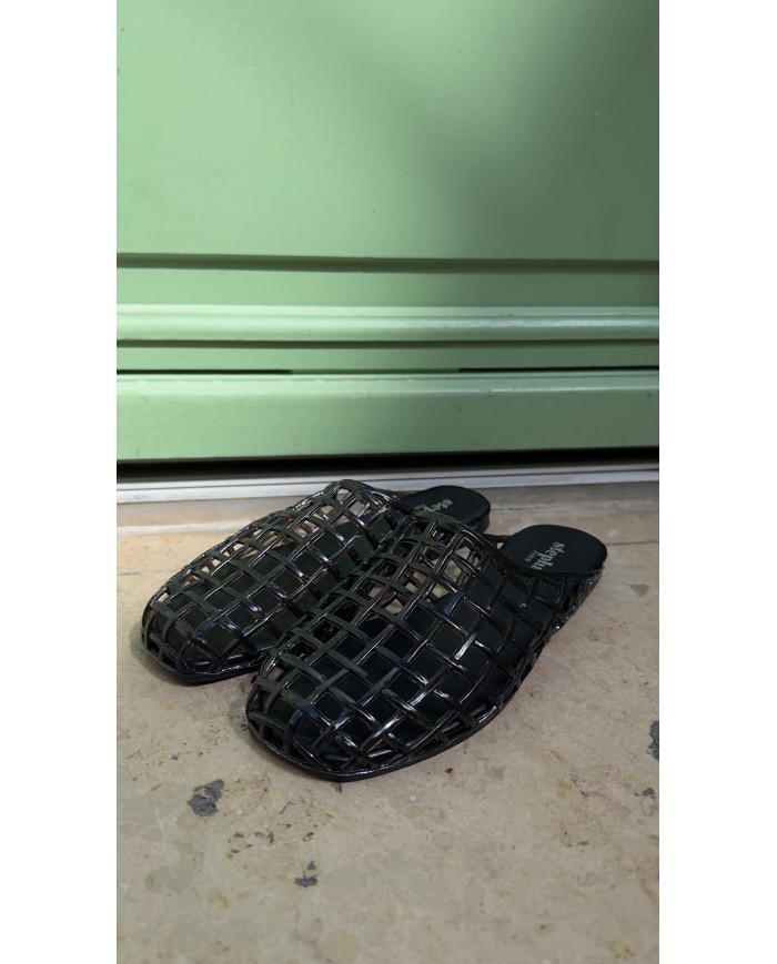CLAQUETTE MEDUSE NOIR