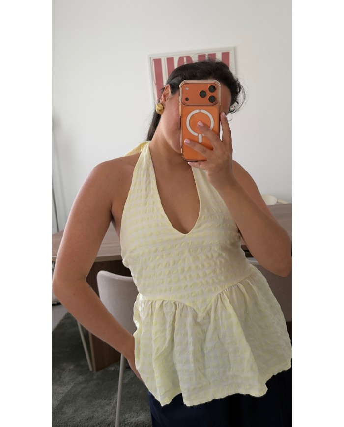 TOP VICHY JAUNE