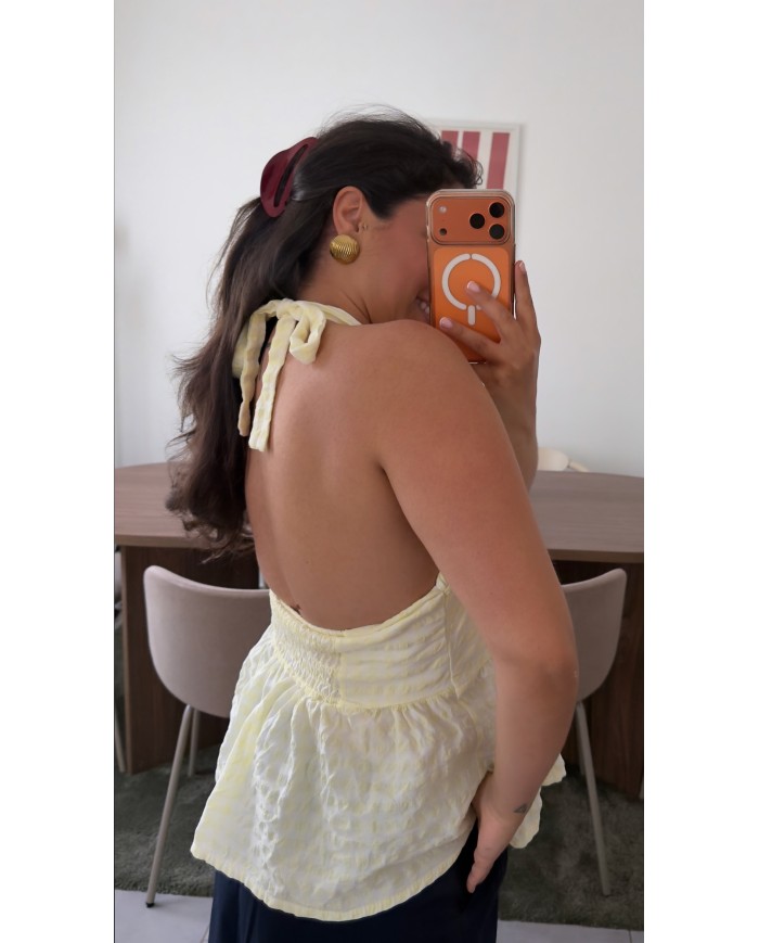 TOP VICHY JAUNE