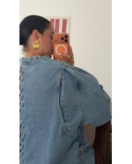 VESTE DENIM CORSET