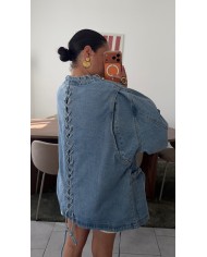 VESTE DENIM CORSET
