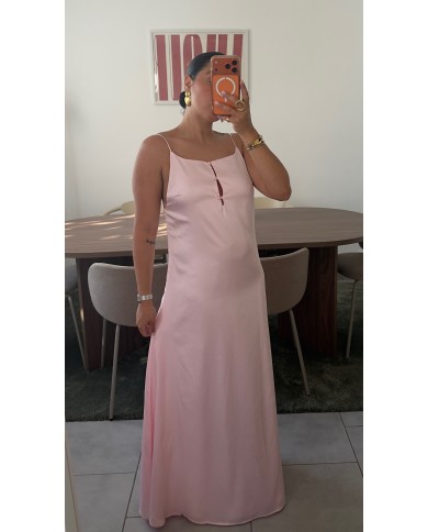 ROBE SATIN ROSE