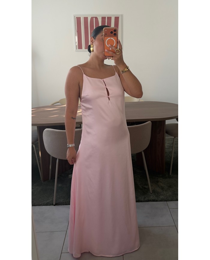 ROBE SATIN ROSE