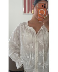 BLOUSE BRODERIE ANGLAISE