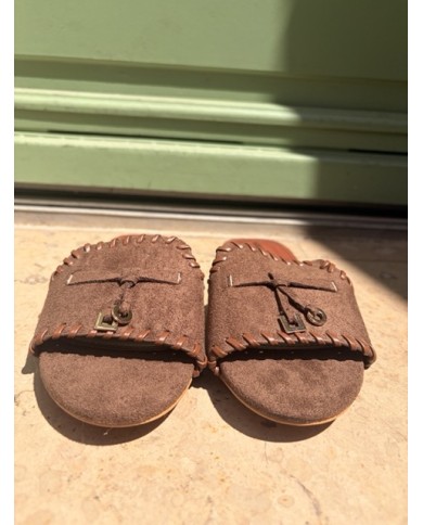 CLAQUETTE MARRON