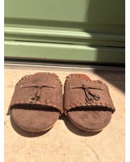 CLAQUETTE MARRON