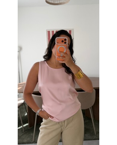 TOP SATIN ROSE