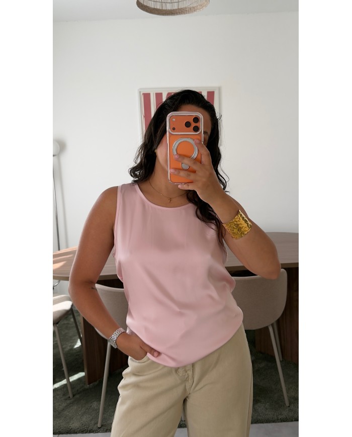 TOP SATIN ROSE