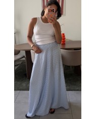 ROBE BLEU FLEURIE