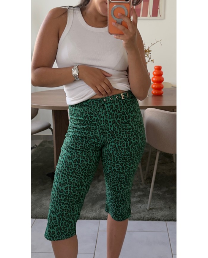 CAPRI LÉOPARD VERT