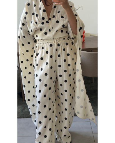 PANTALON À POIS