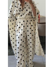 PANTALON À POIS