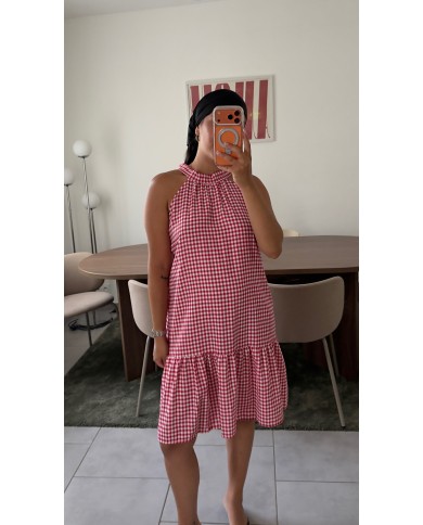 ROBE VICHY ROUGE