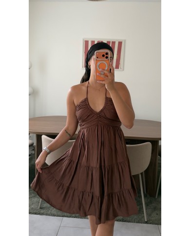 ROBE LYA MARRON