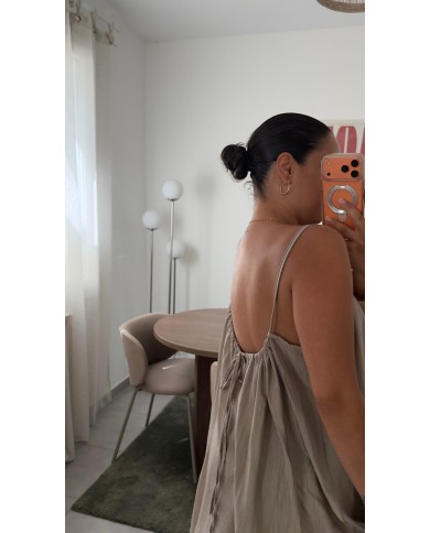ROBE COSY TAUPE