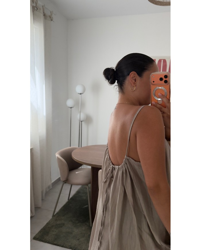 ROBE COSY TAUPE