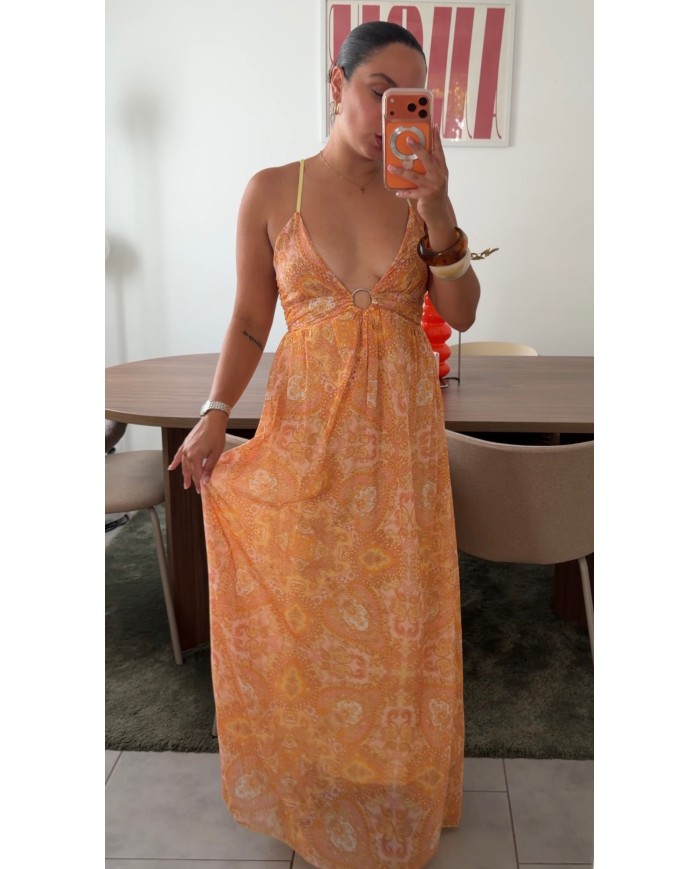 ROBE ALMA ORANGE