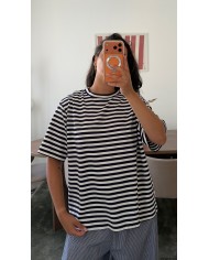 T-SHIRT COEUR MARIN