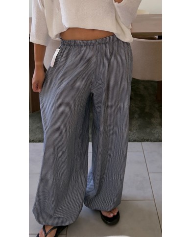 PANTALON VICHY MARINE