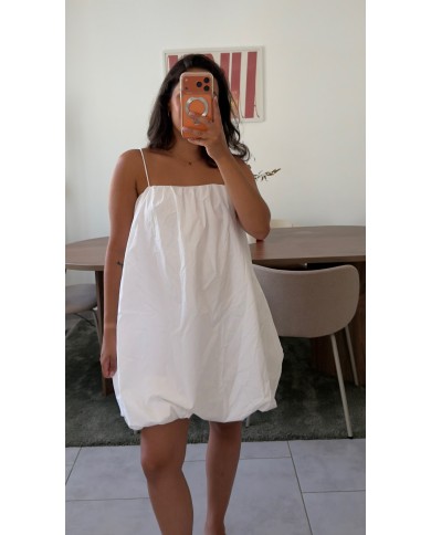 ROBE BALLON BLANC