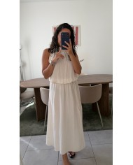 ROBE DOS NU ÉCRU