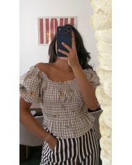 CROP TOP FLEURI