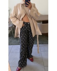 PONCHO TRENCH ÉCRU