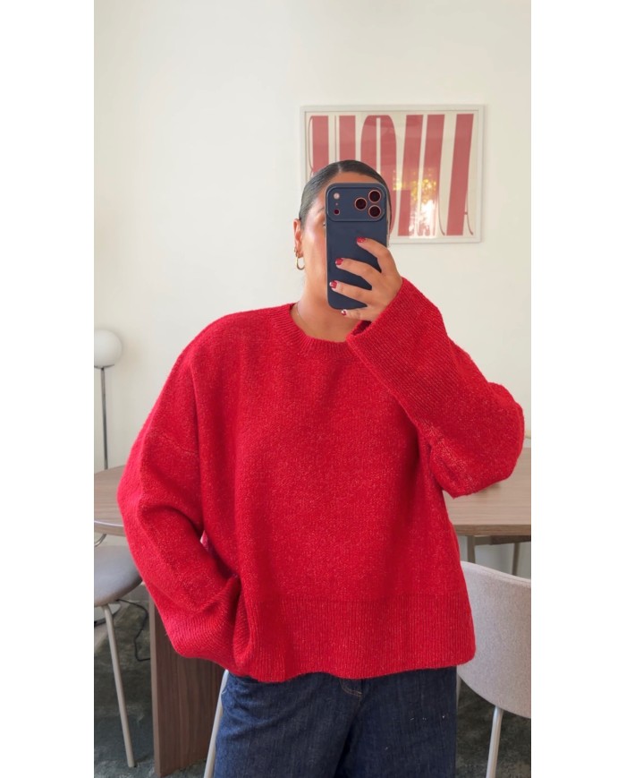 PULL OVERSIZE ROUGE