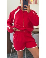 SHORT SPORTY ROUGE