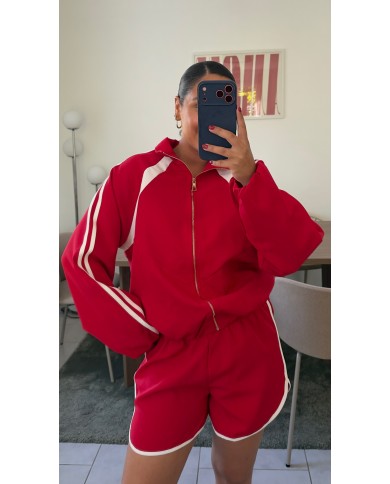 SHORT SPORTY ROUGE