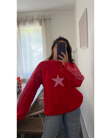 PULL STELLA ROUGE