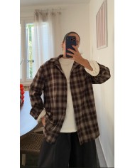 CHEMISE CARREAUX CHOCO