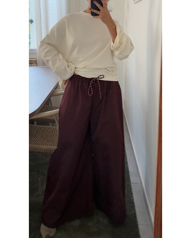 PANTALON CORDON BORDEAUX