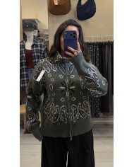 VESTE BANDANA GRISE