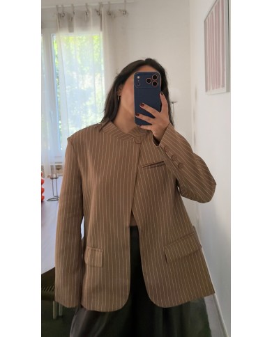BLAZER MAO MARRON