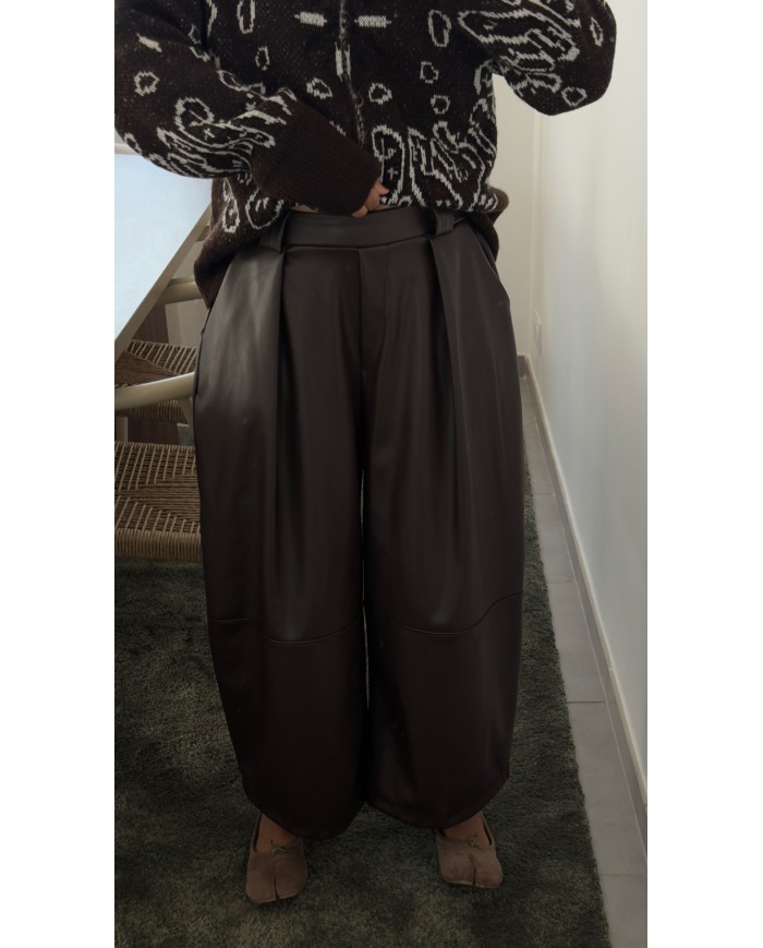 PANTALON SIMILI CHOCO