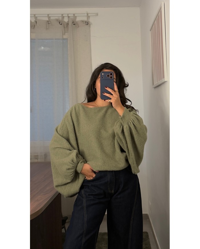 PULL DOUX KAKI