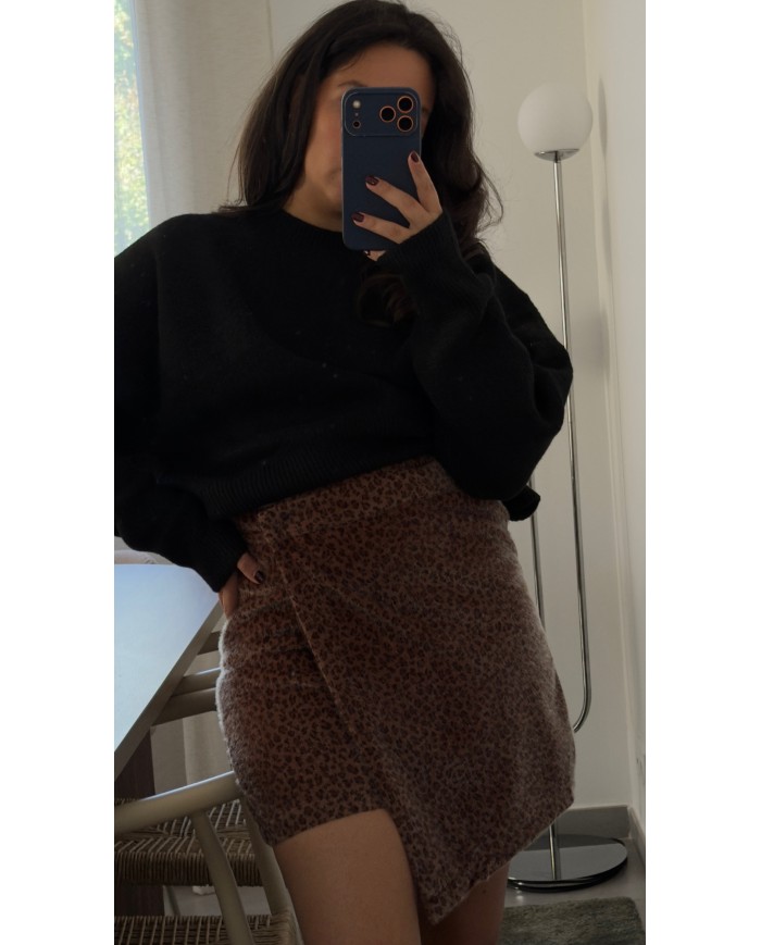 JUPE-SHORT LÉOPARD