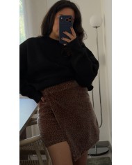 BLOUSE BOUFFANTE À CARREAUX