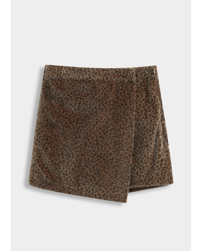 JUPE-SHORT LÉOPARD