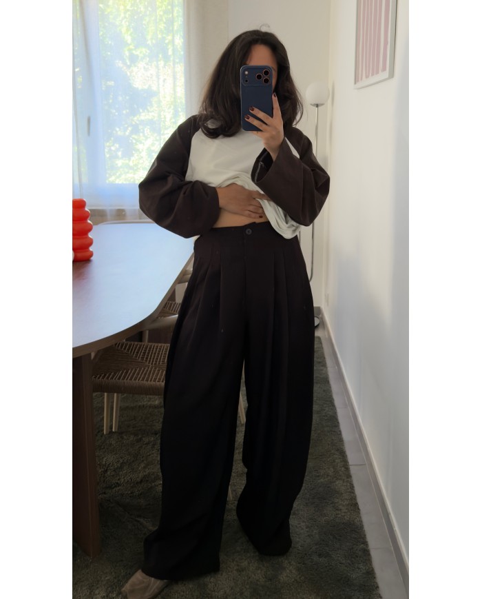 PANTALON PINCE NOIR